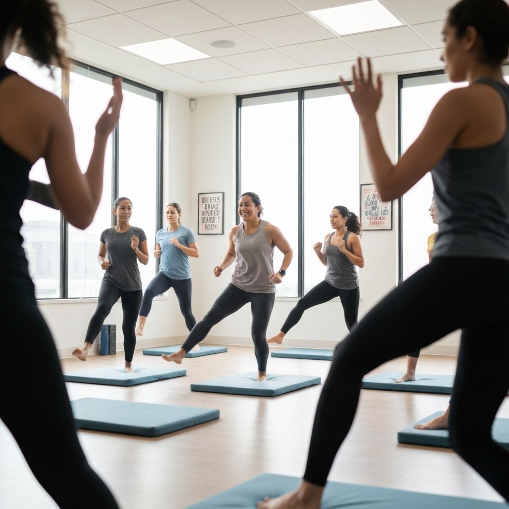 Group exercise class